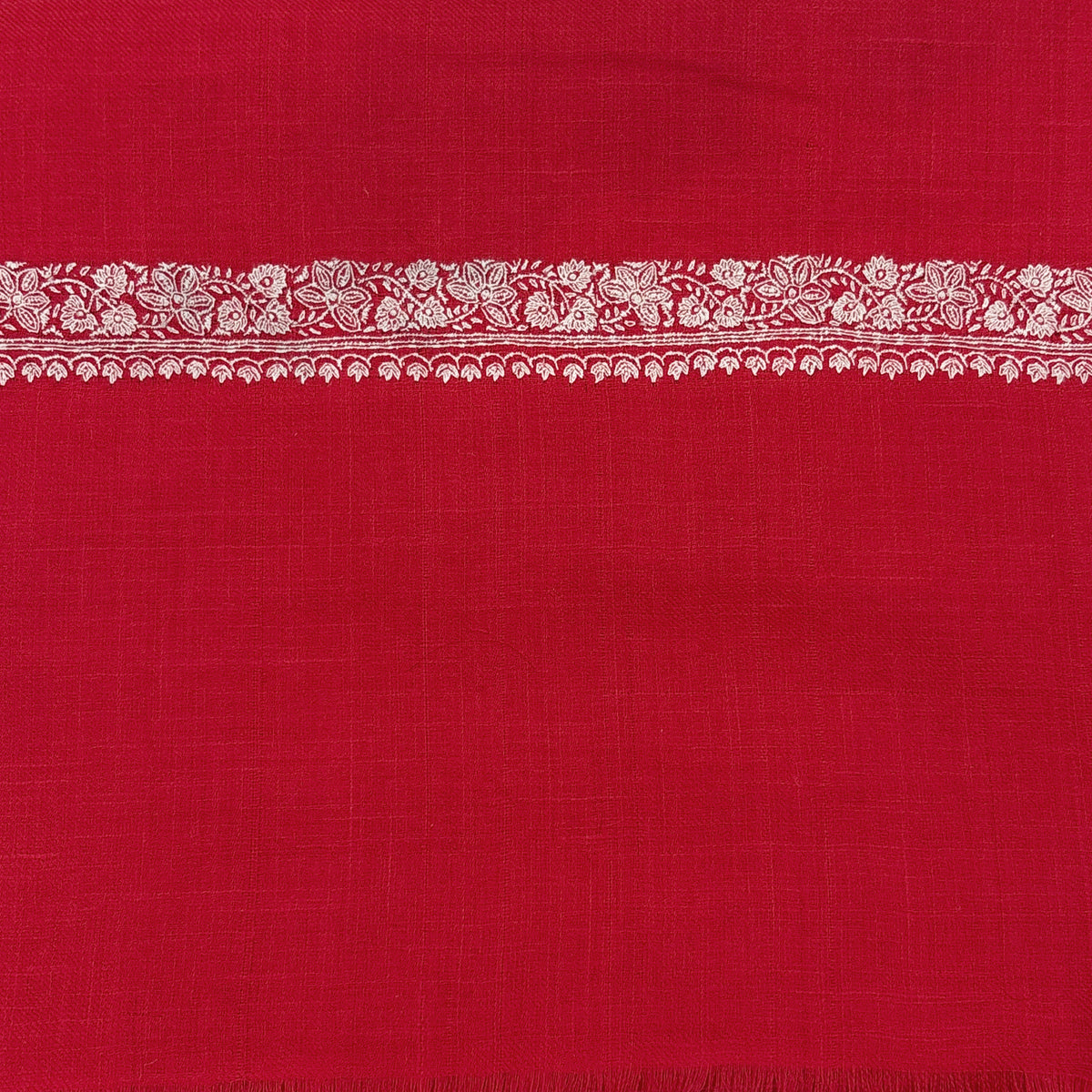 Floral Stripe Embroidered Shawl Pink