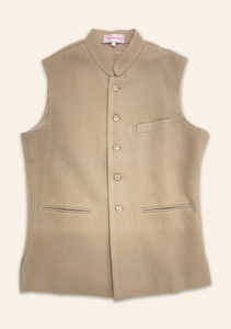 Kashmir Vest Beige