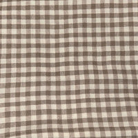 Mini Checked Shawl Brown and Ivory