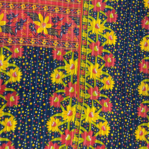 Multicoloured Cotton Kantha Throw II
