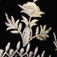 Abaya Robe Black with Gold Embroidery