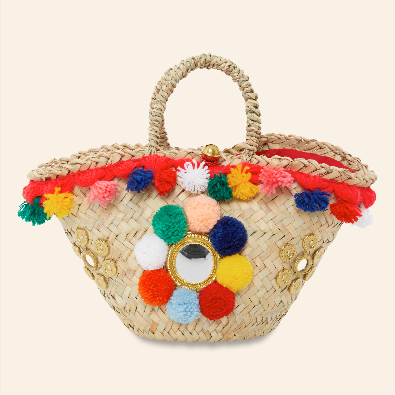 Sicilian Basket Fringe Medium Multi