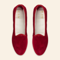 Velvet Venetian Slippers Red Men