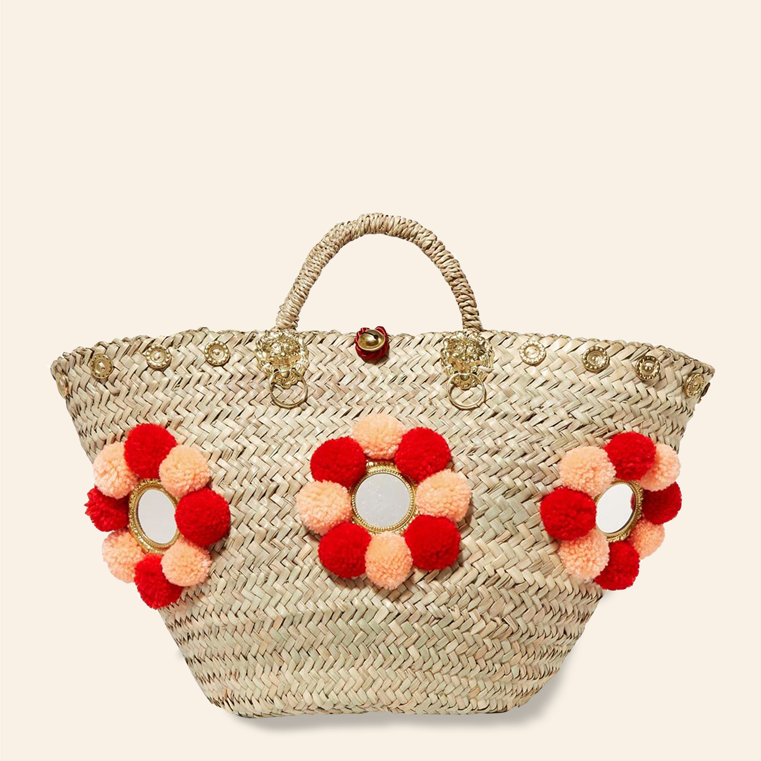 Sicilian Basket Red and Pink