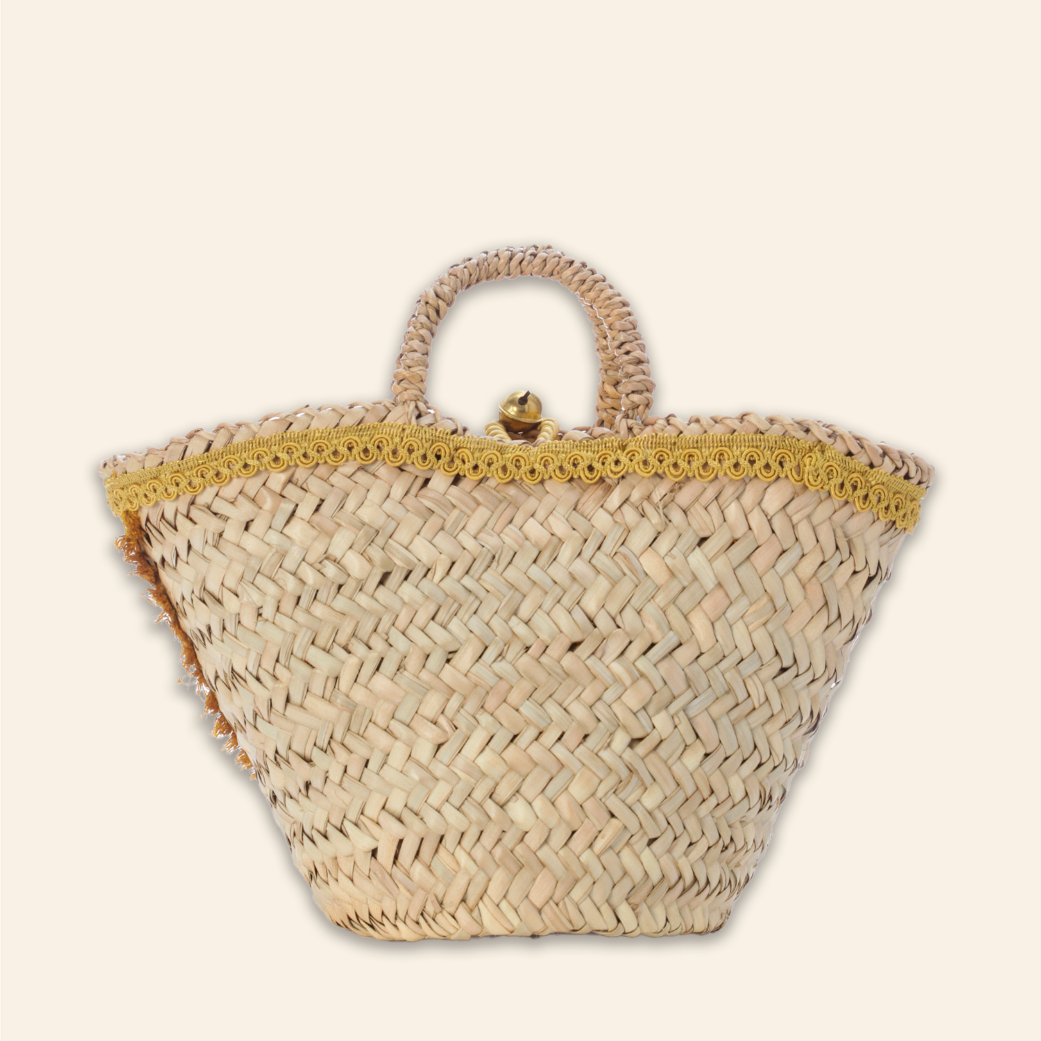 Sicilian Basket Fringe Medium II Yellow