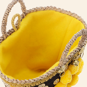 Sicilian Basket Fringe Medium II Yellow