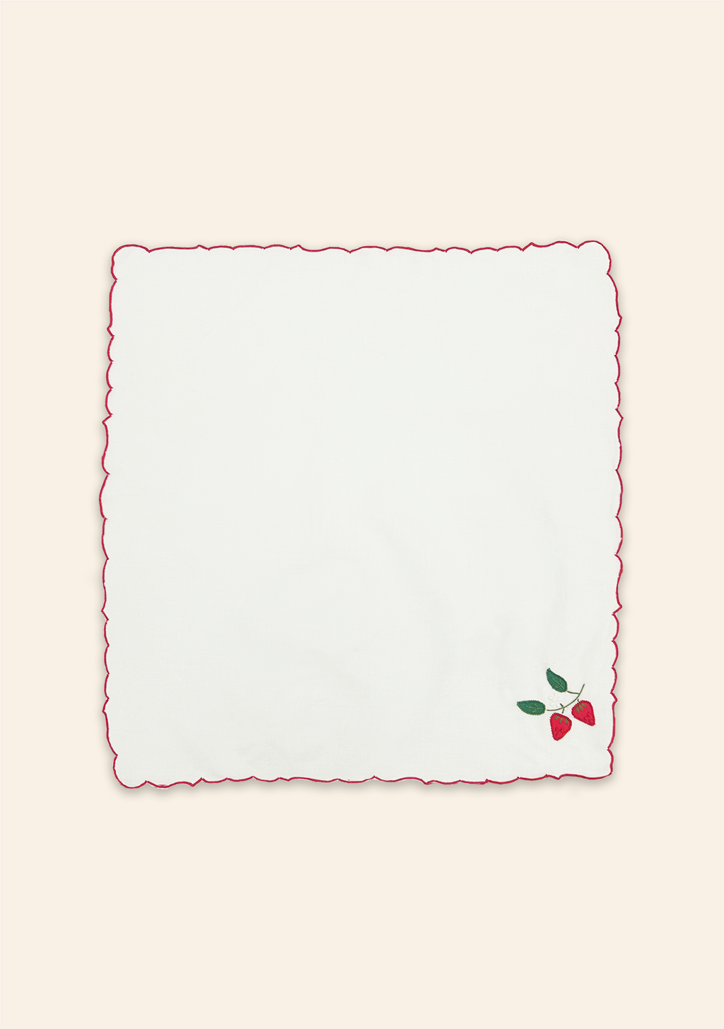 Strawberry Napkin Set of Two