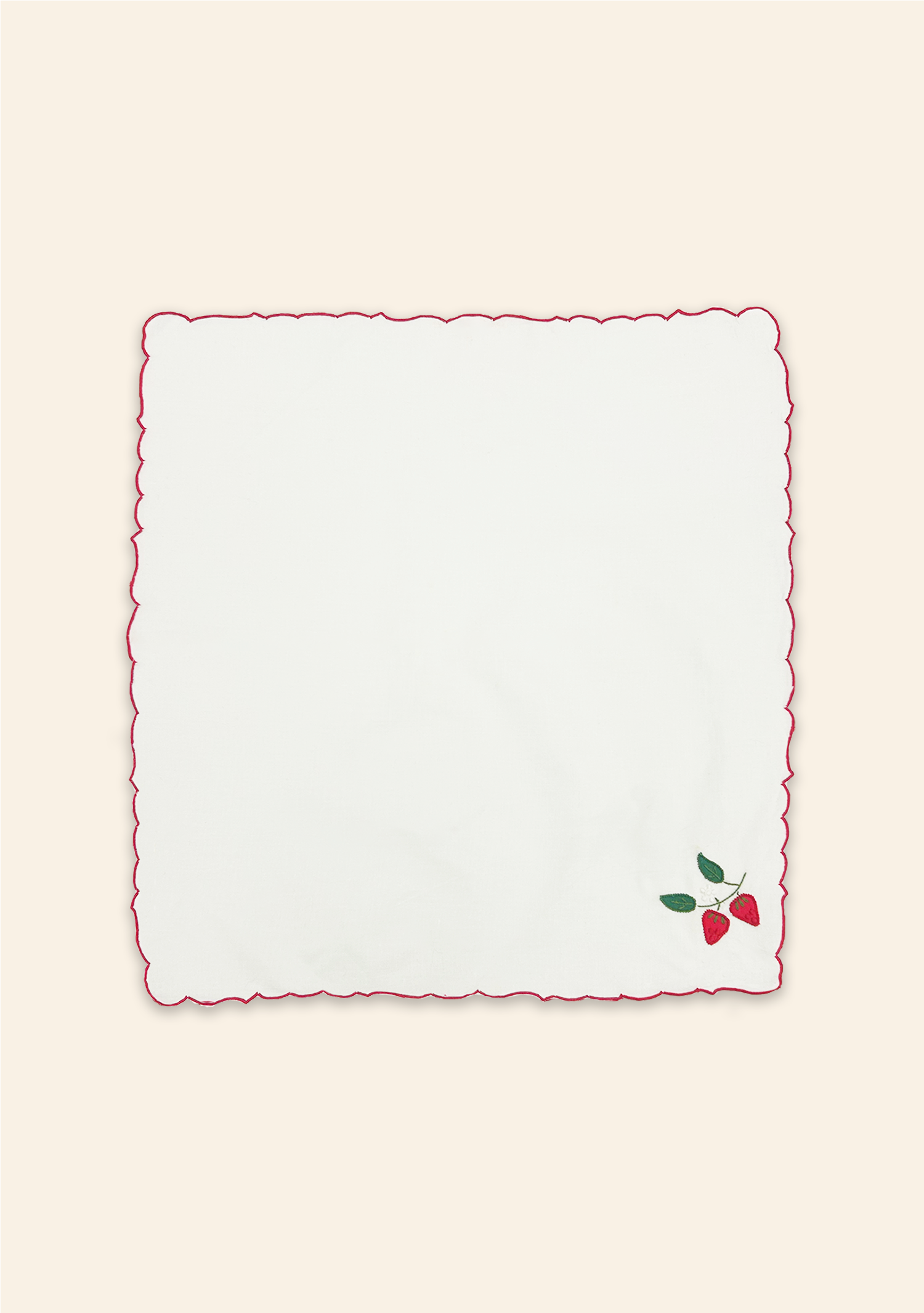 Strawberry Napkin Set of Two