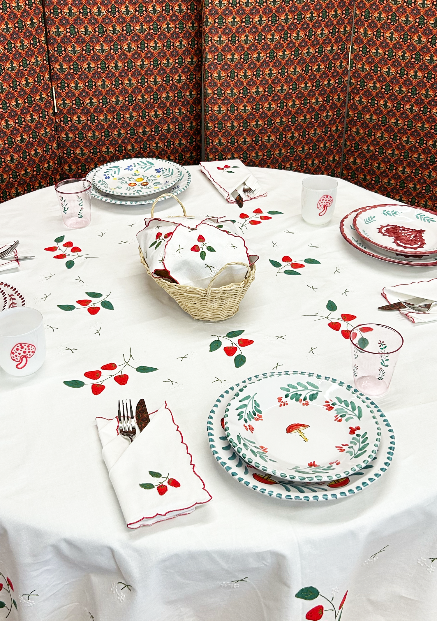 Strawberry Tablecloth