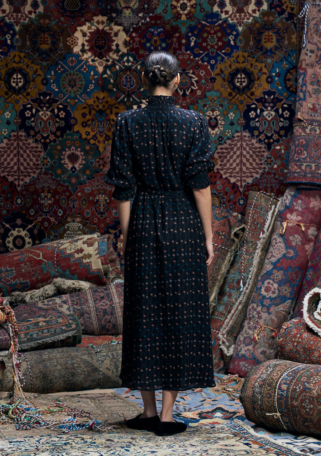 Alexia Dress Alpine Song Black