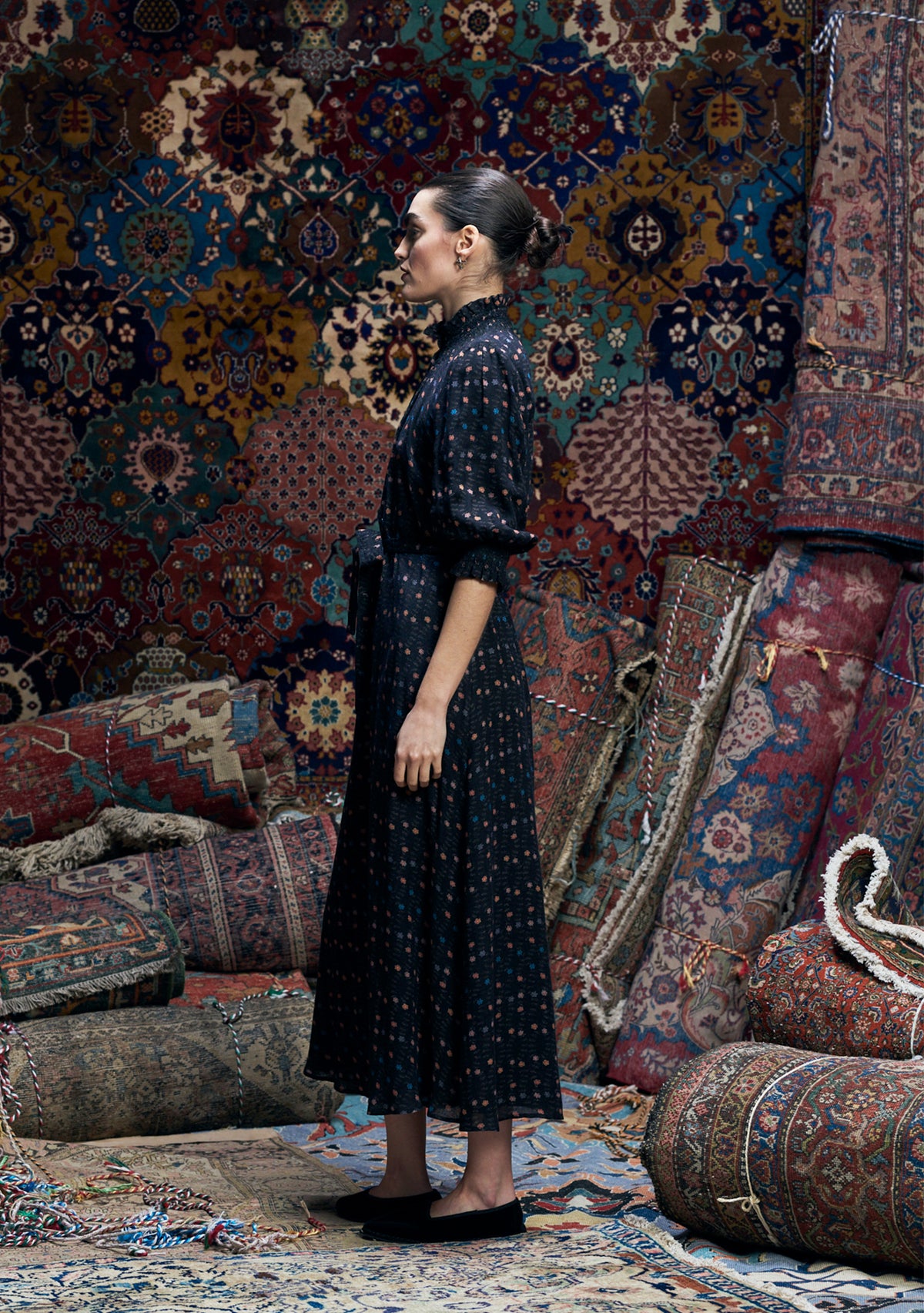 Alexia Dress Alpine Song Black