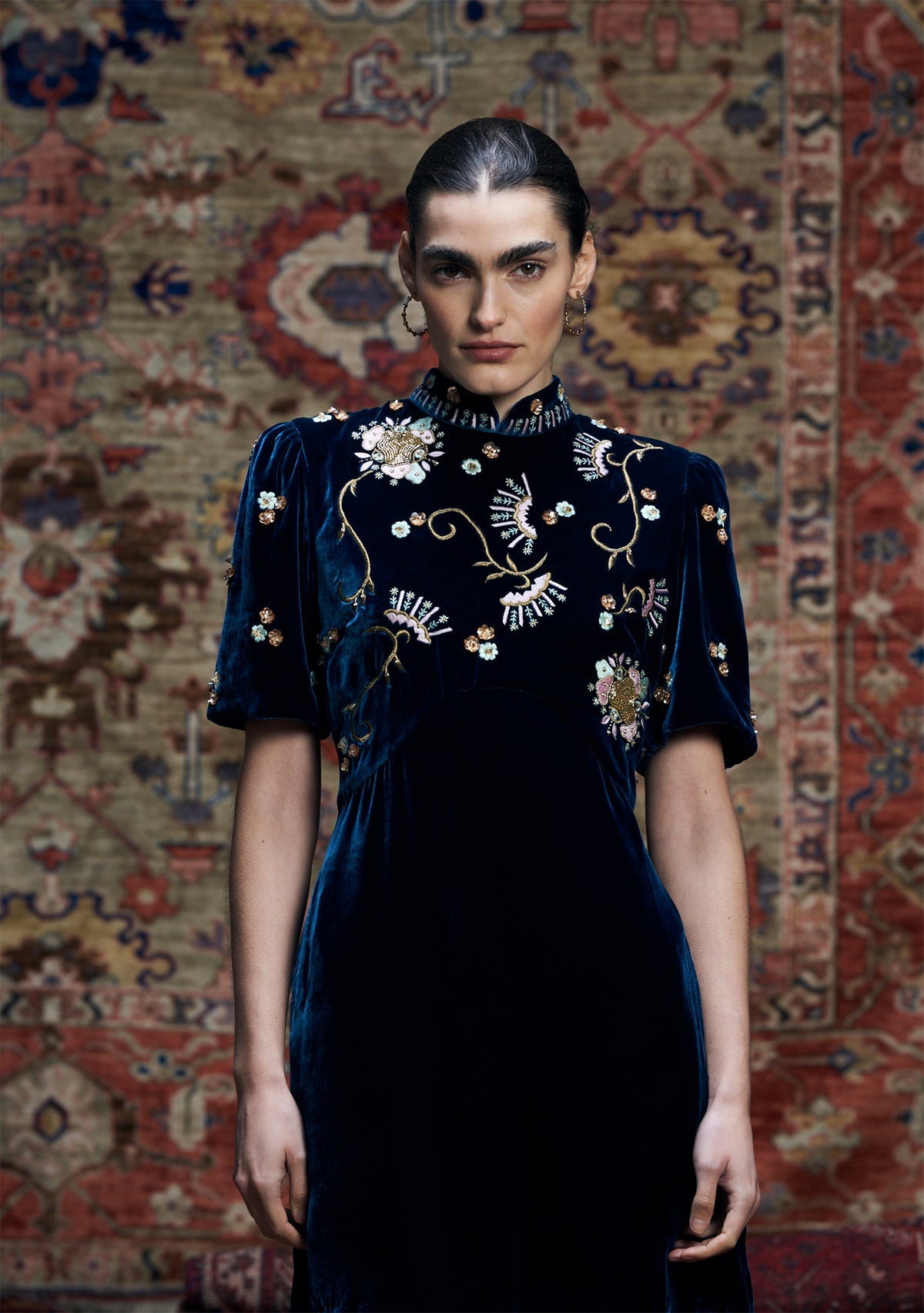 Anita Dress Ink Blue
