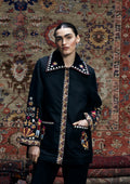Carolina Jacket Black with Kinfolk Embroidery