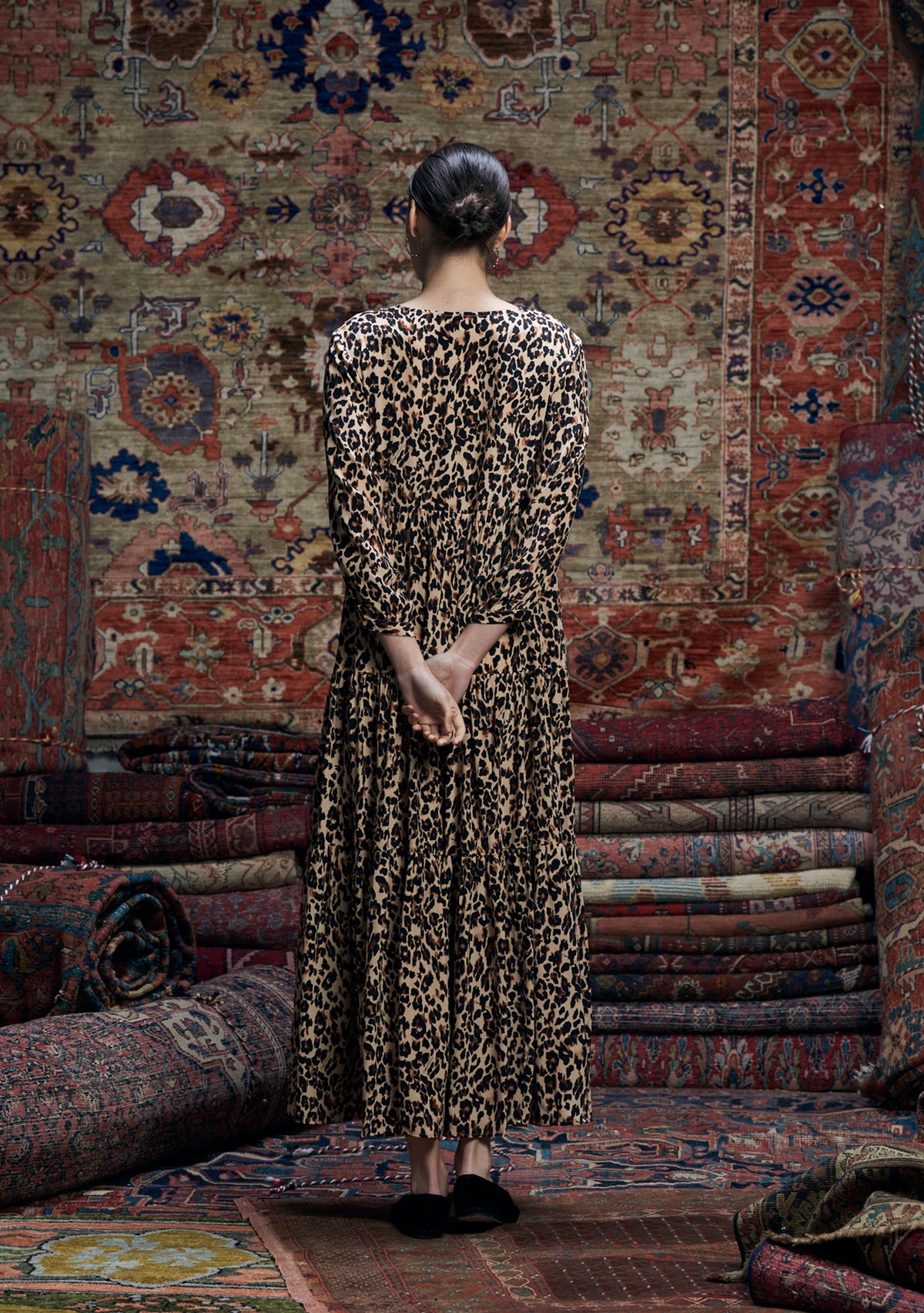 Frangipani Dress Muzungu Leopard