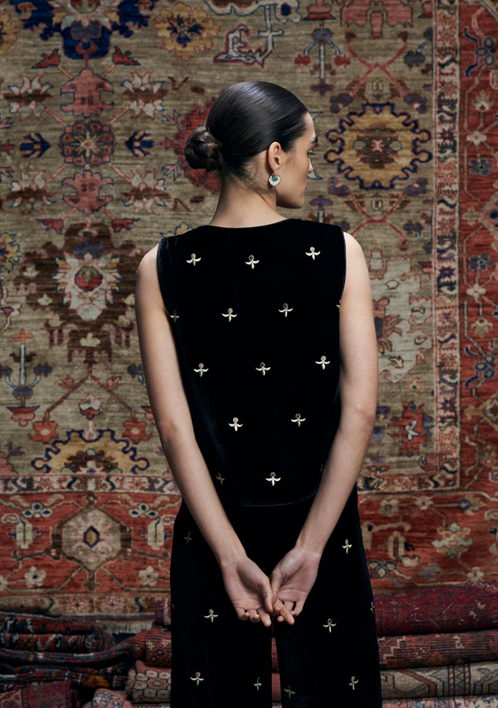 Jaleh Gilet Black