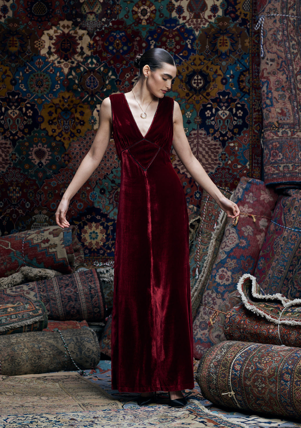 Isabella Dress Red
