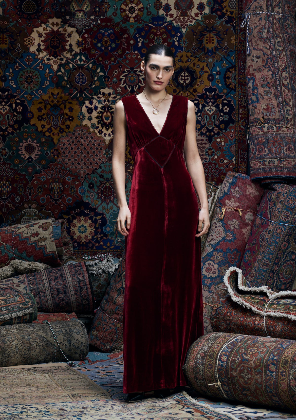 Isabella Dress Red
