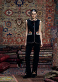 Suzy Pants Black with Kinfolk Embroidery
