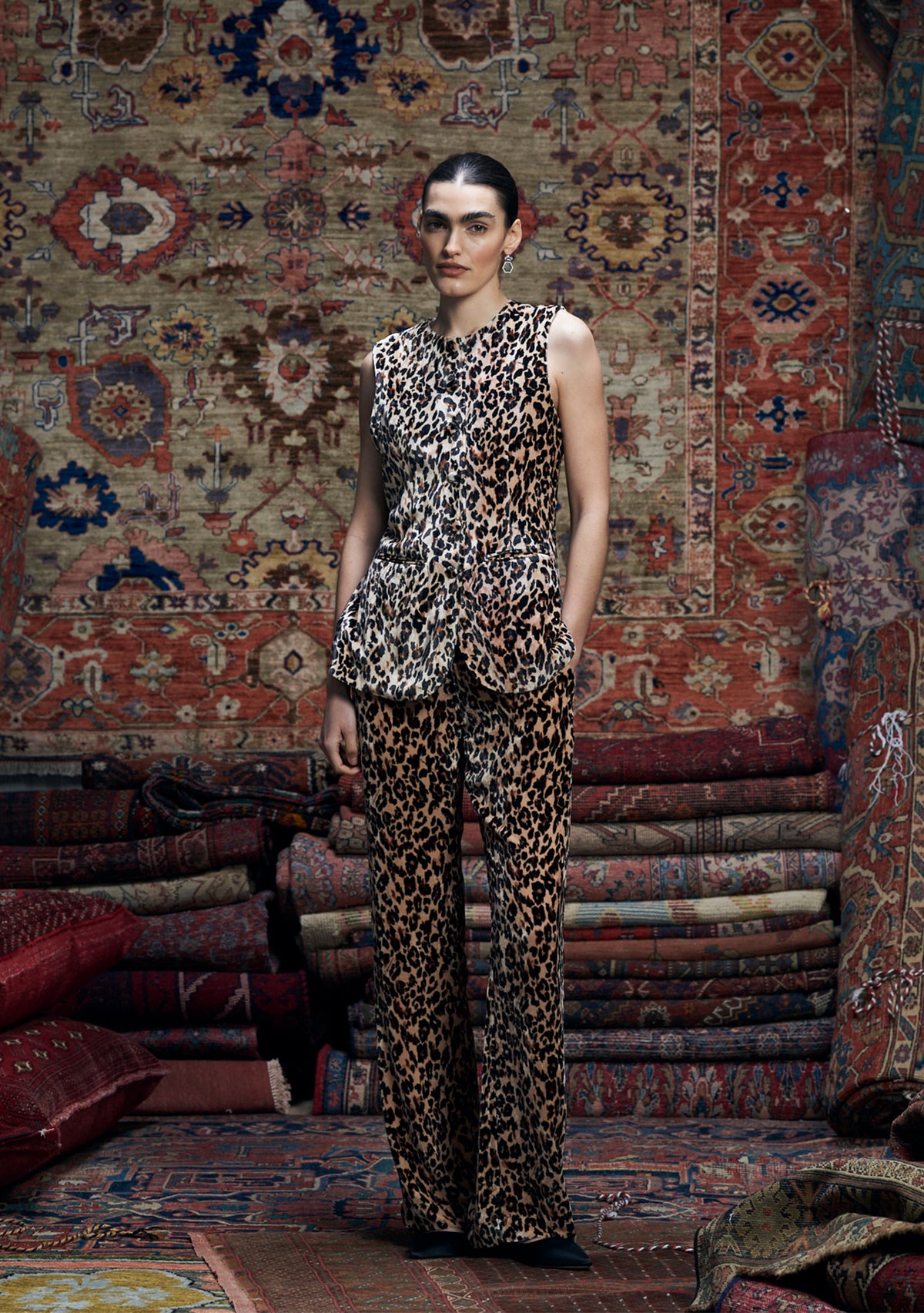 Myrto Gilet Muzungu Leopard