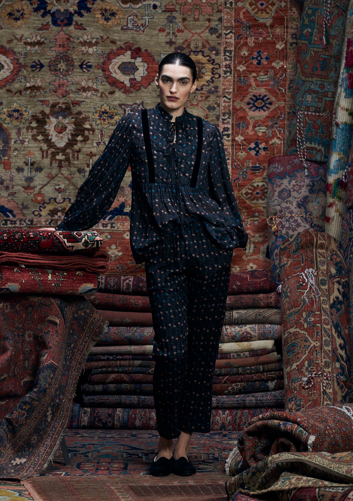Fern Pants Alpine Song Black