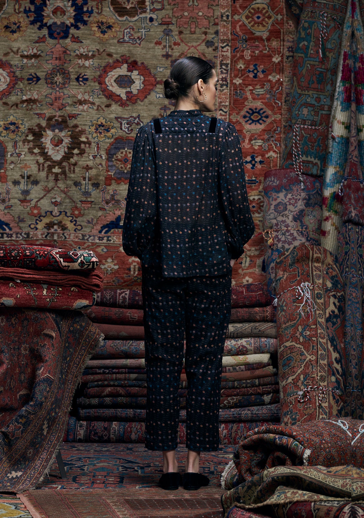Fern Pants Alpine Song Black
