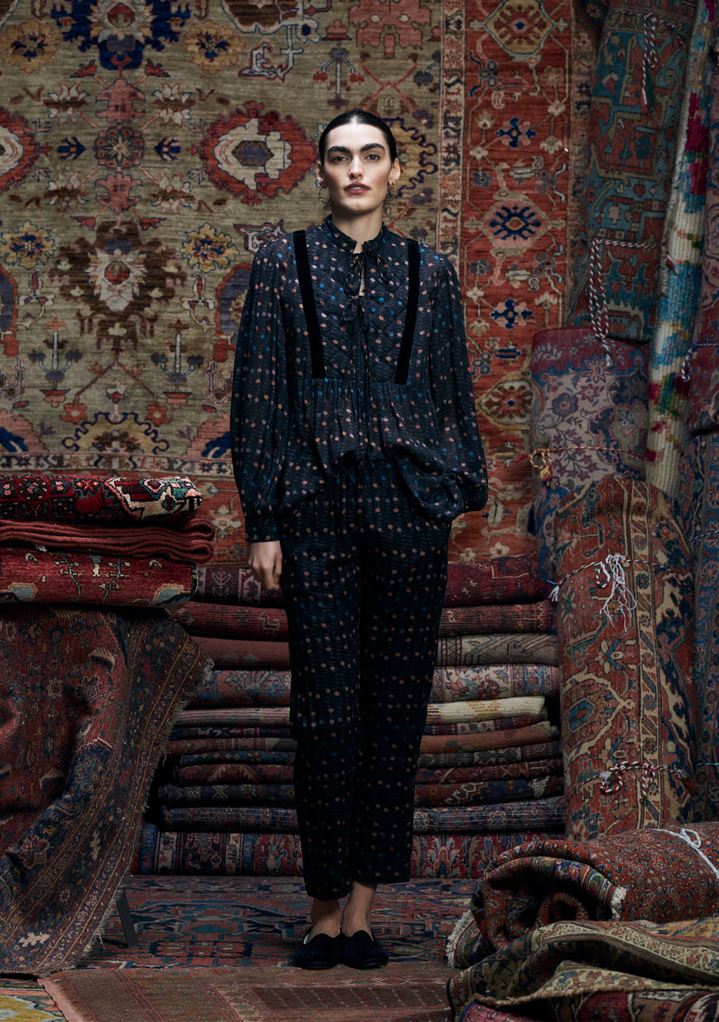 Fern Pants Alpine Song Black