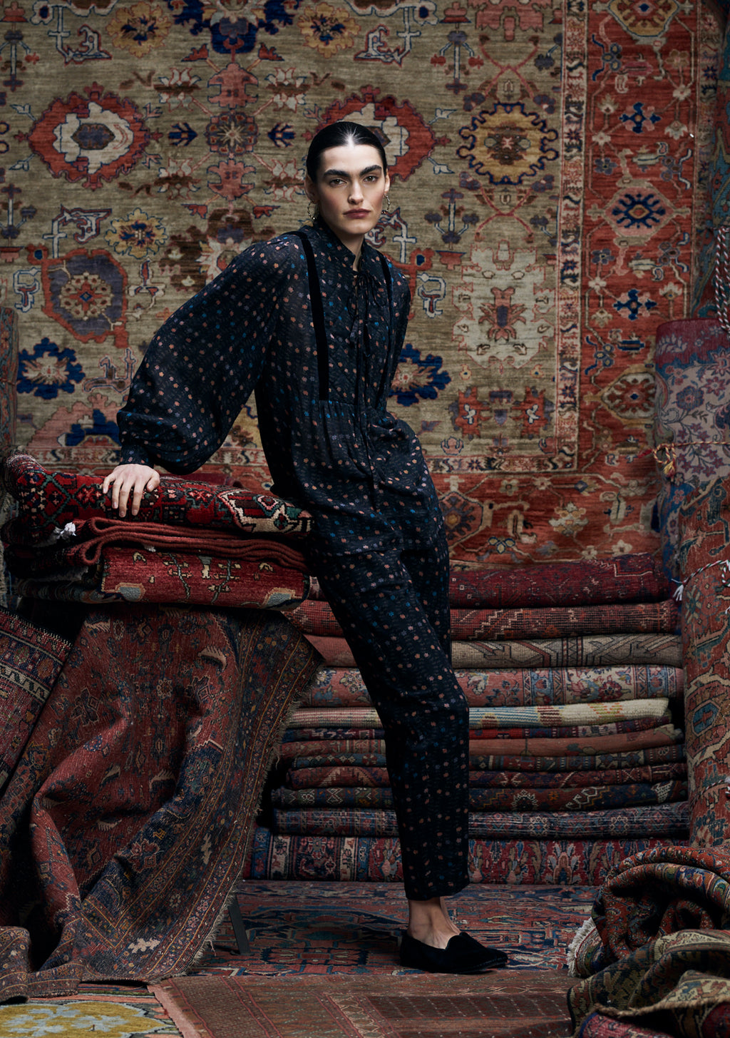 Fern Pants Alpine Song Black