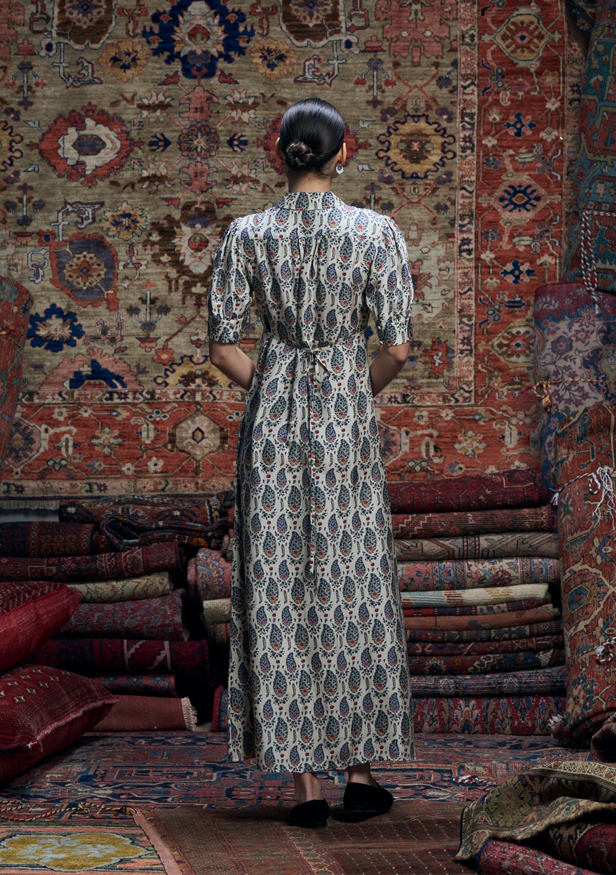 Roxana Dress Boteh Bloom