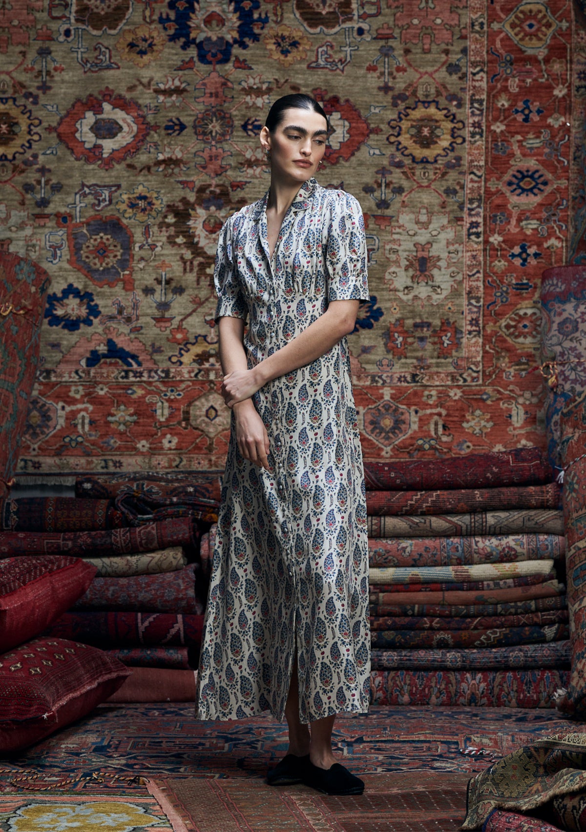 Roxana Dress Boteh Bloom