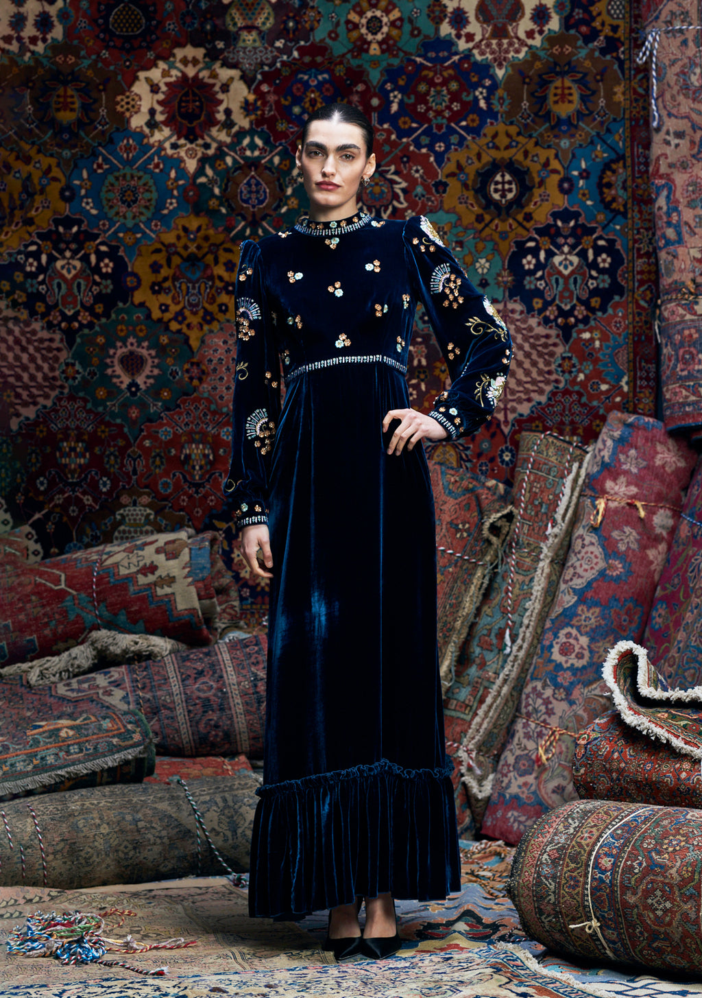 Selena Gown Ink Blue