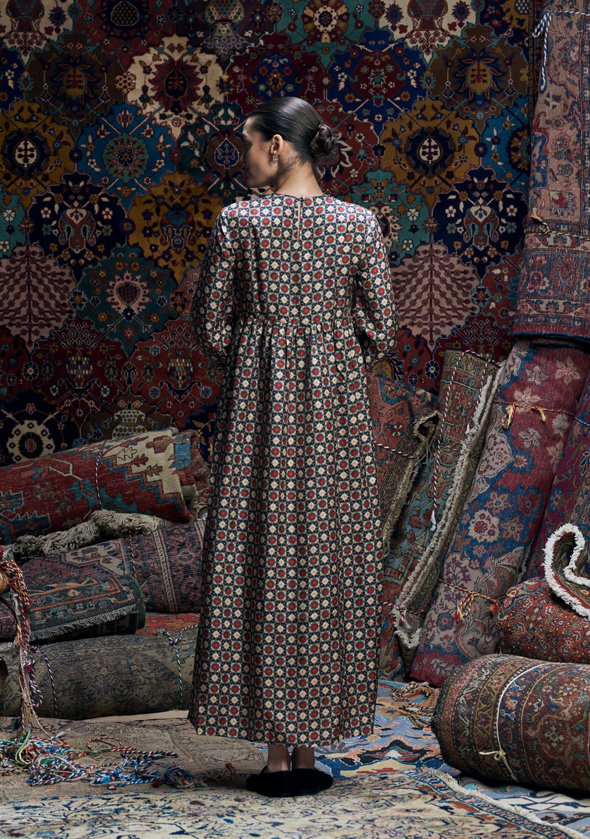 Touba Dress Golshan Grid
