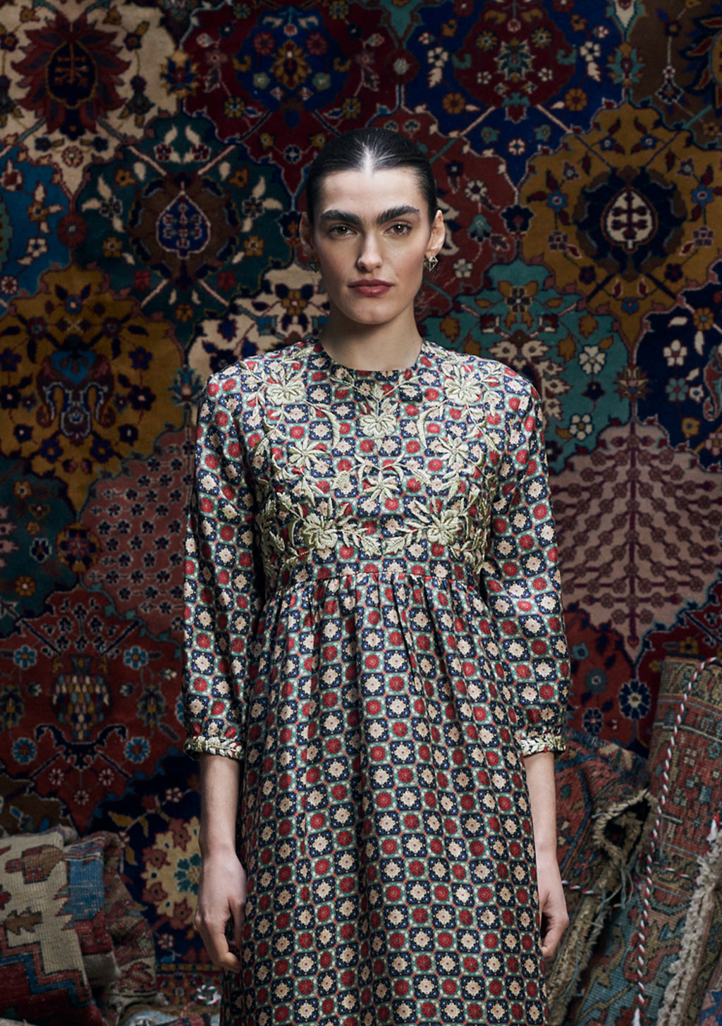 Touba Dress Golshan Grid