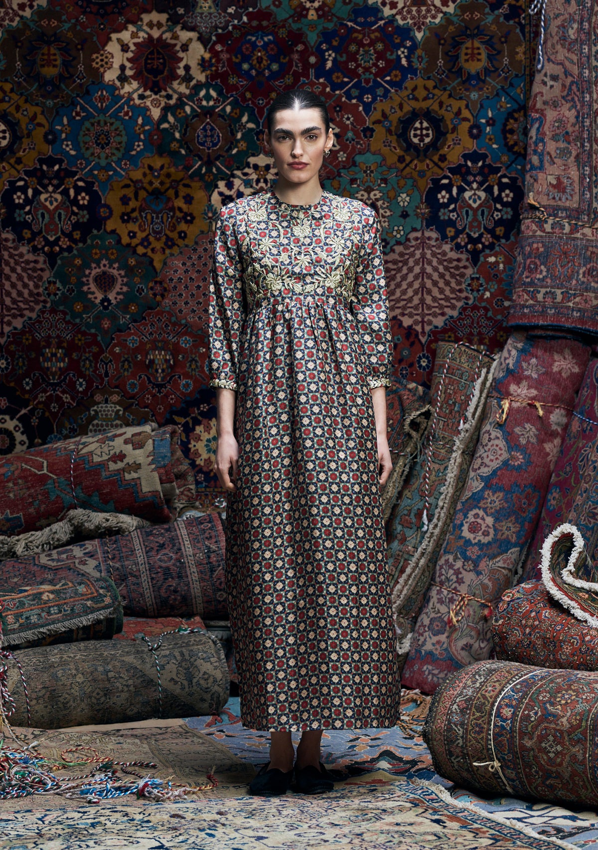 Touba Dress Golshan Grid