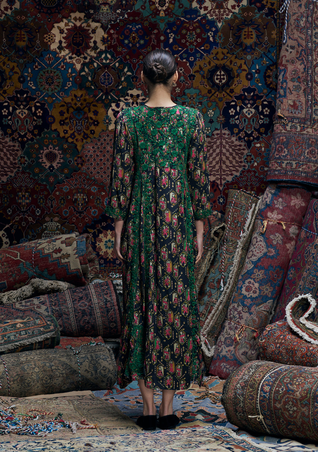 Silk Embroidered Dress Community