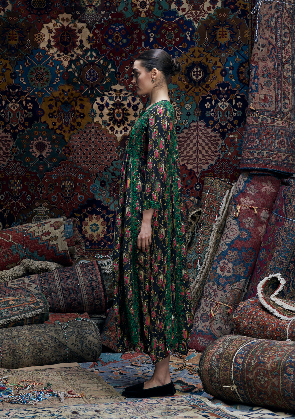 Silk Embroidered Dress Community