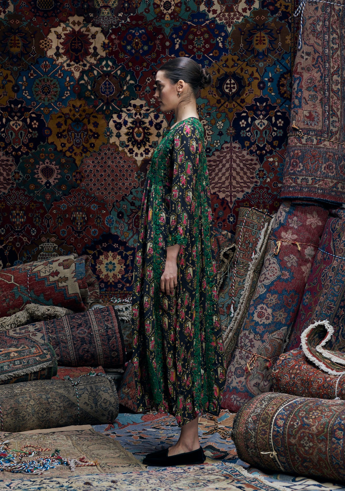 Silk Embroidered Dress Community