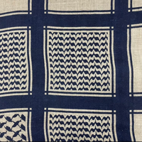 Keffiyeh Shawl Navy