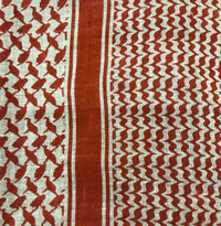 Keffiyeh Shawl Red
