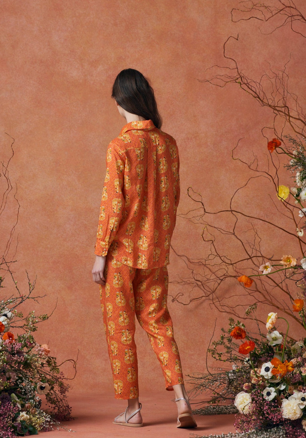 Fern Shirt Lotus Feet Coral