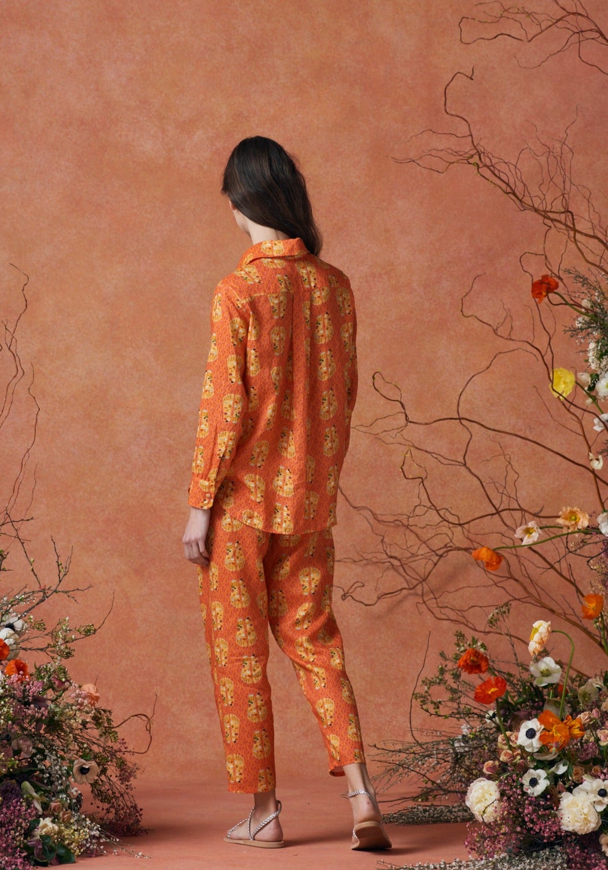 Fern Shirt Lotus Feet Coral