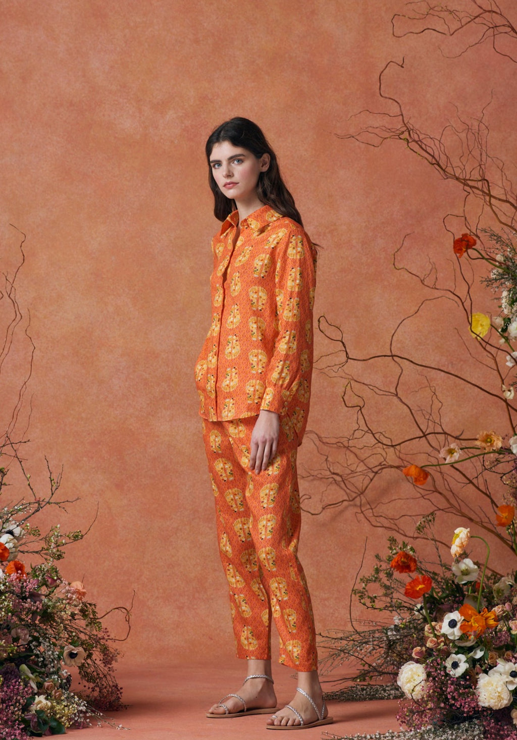 Fern Shirt Lotus Feet Coral