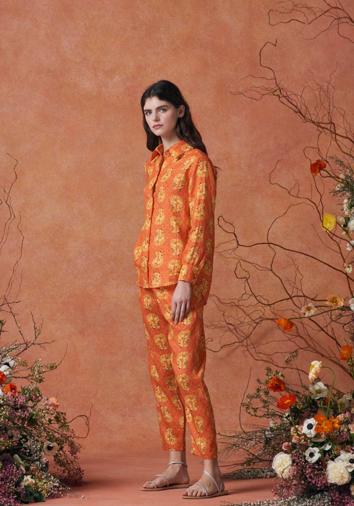 Fern Shirt Lotus Feet Coral
