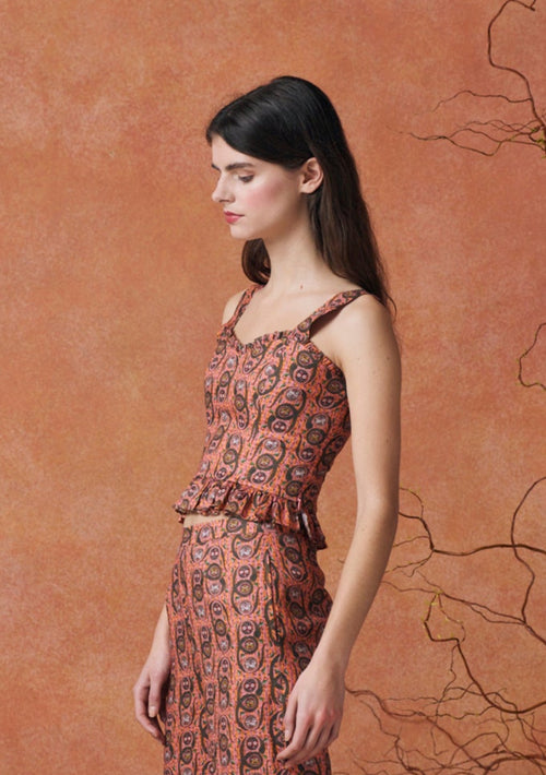 Alexandra Top Serpent Pink Sunset