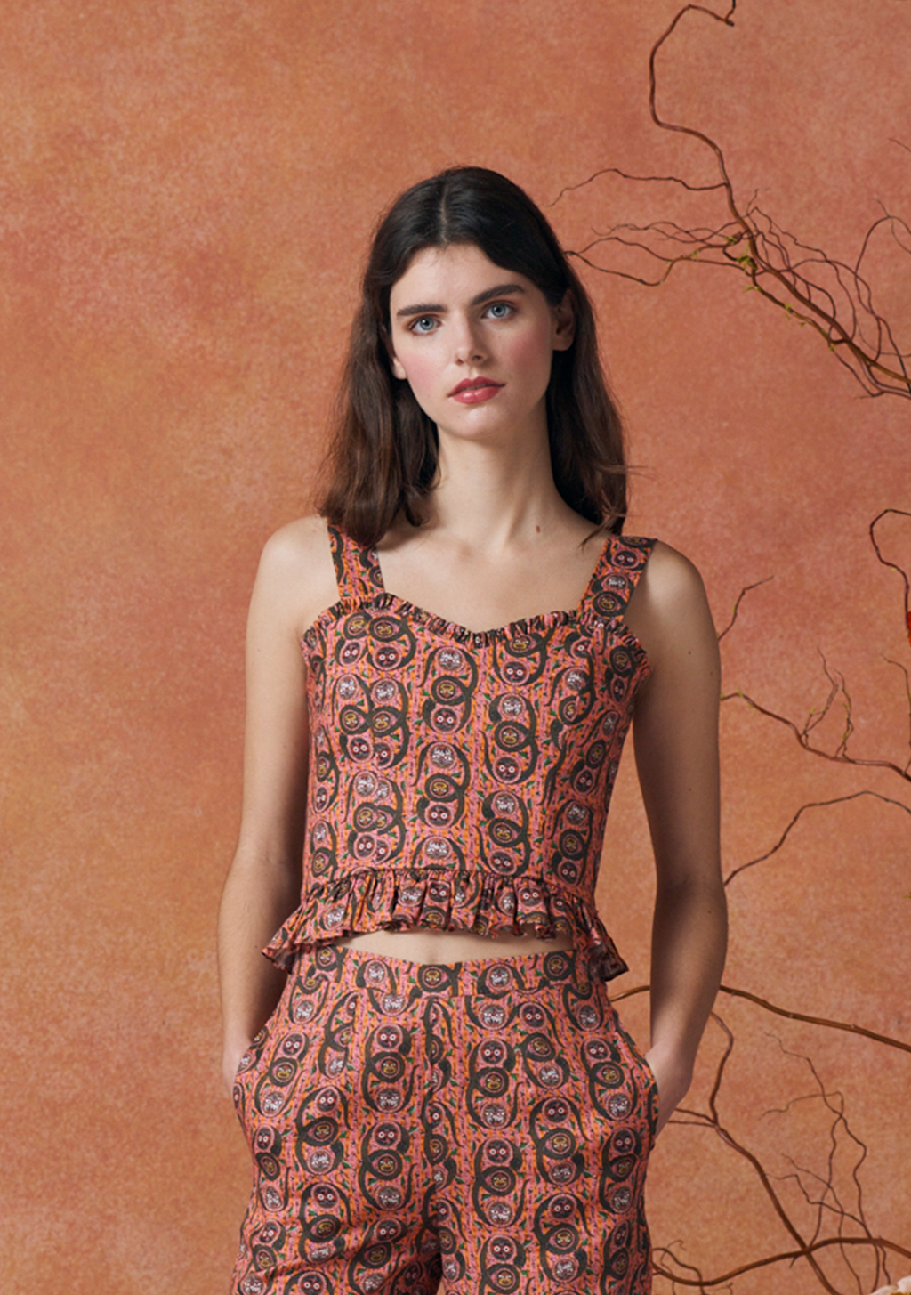 Alexandra Top Serpent Pink Sunset
