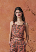 Alexandra Top Serpent Pink Sunset