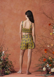 June Shorts Serpent Yellow