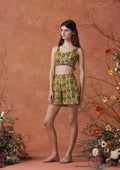 June Shorts Serpent Yellow