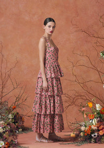 Iman Dress Frog Blossom
