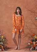 Anna Dress Lotus Feet Coral