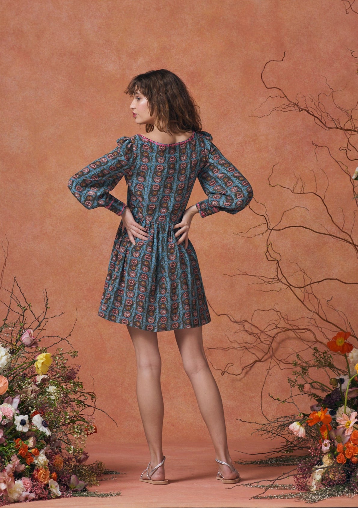 Anna Dress Serpent Ocean